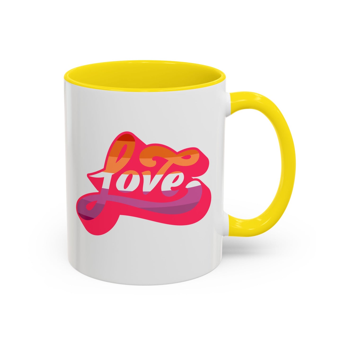 LGBT Love Lesbian Flag Mug