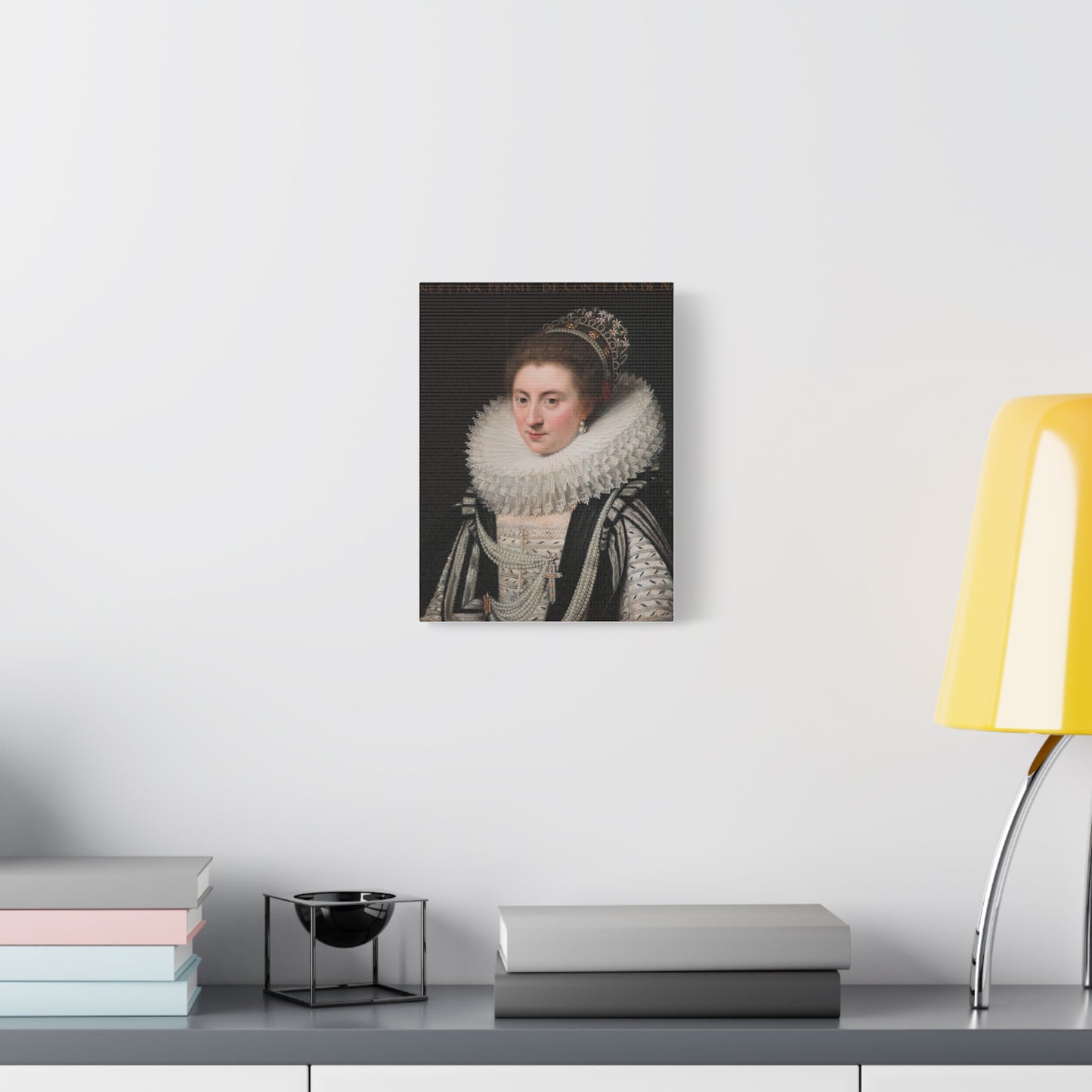 Portrait of Ernestine Yolande Canvas Print