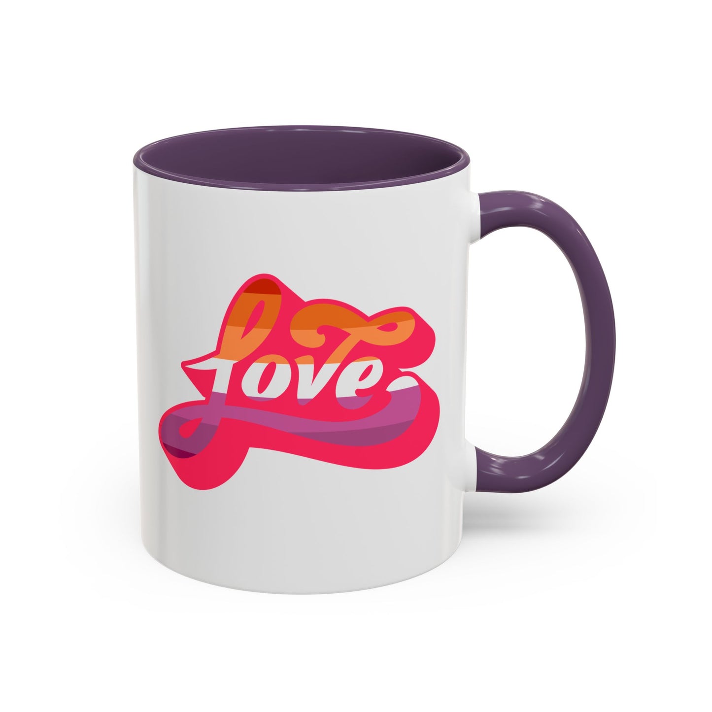 LGBT Love Lesbian Flag Mug