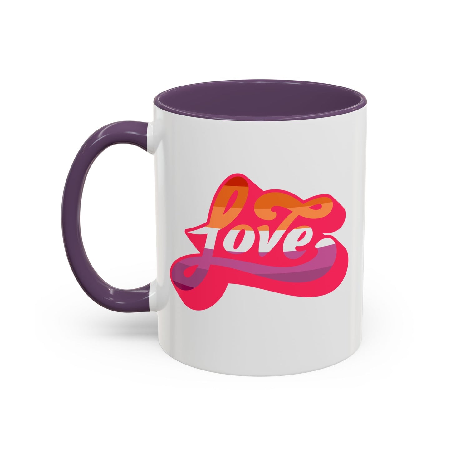 LGBT Love Lesbian Flag Mug