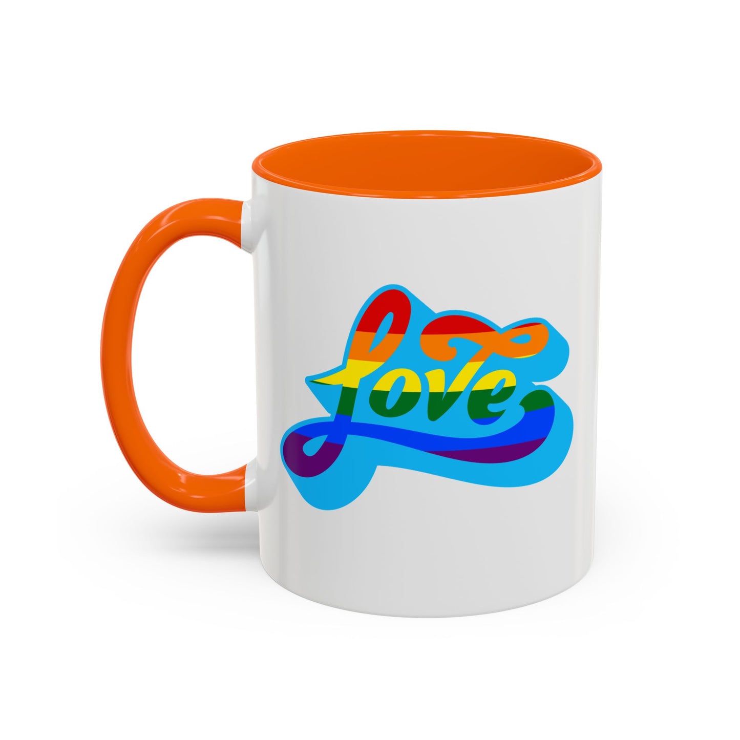 LGBT Love Pride Flag Mug