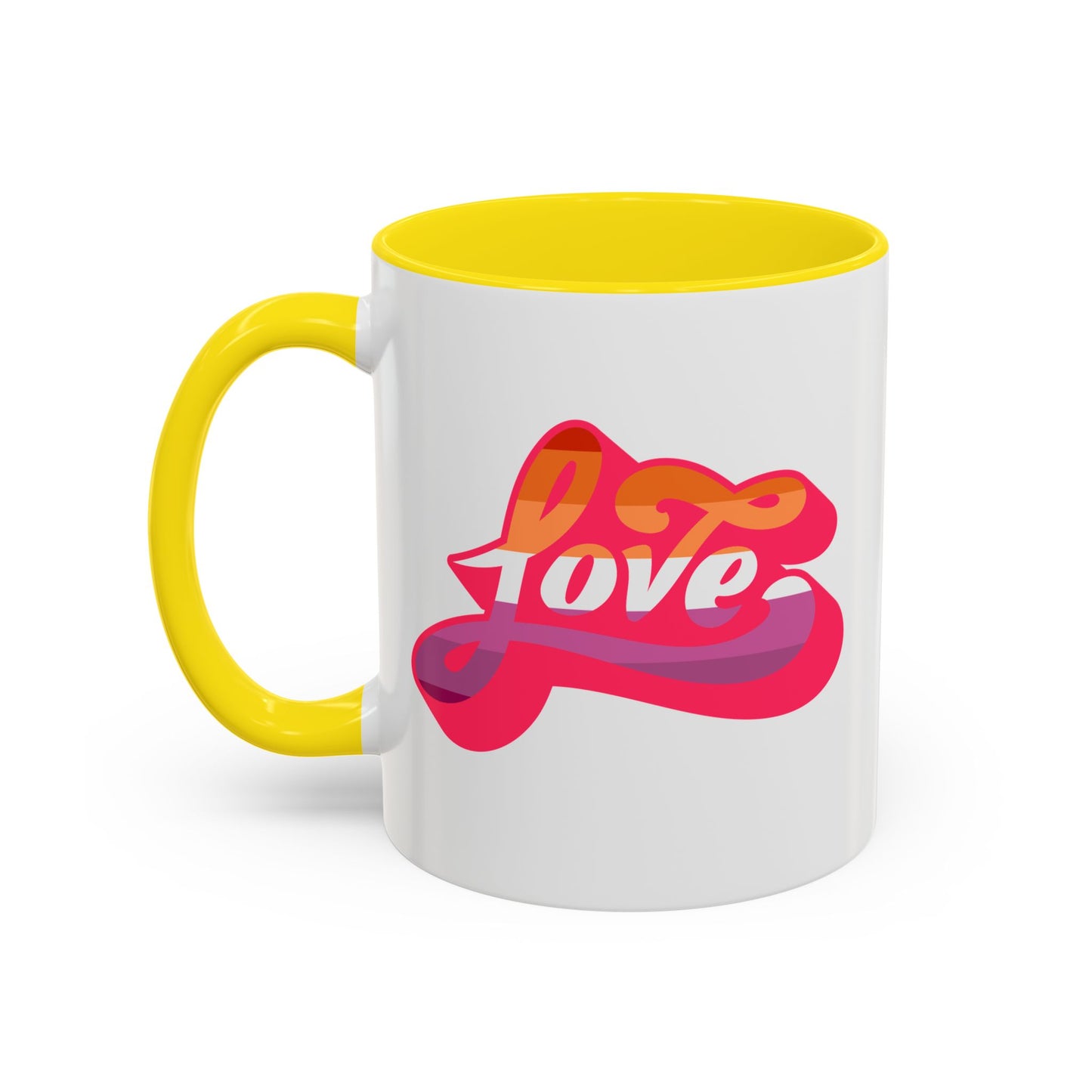 LGBT Love Lesbian Flag Mug