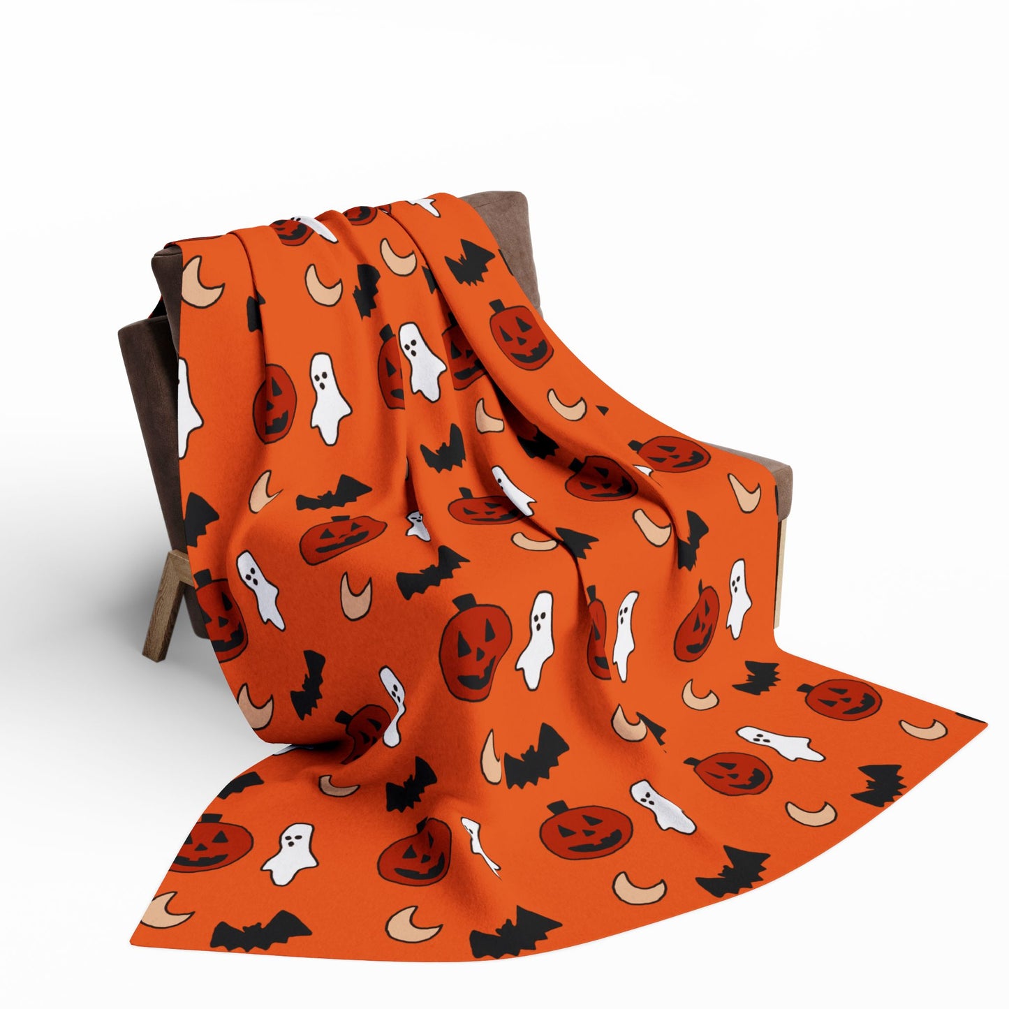 Halloween Pattern Fleece Blanket