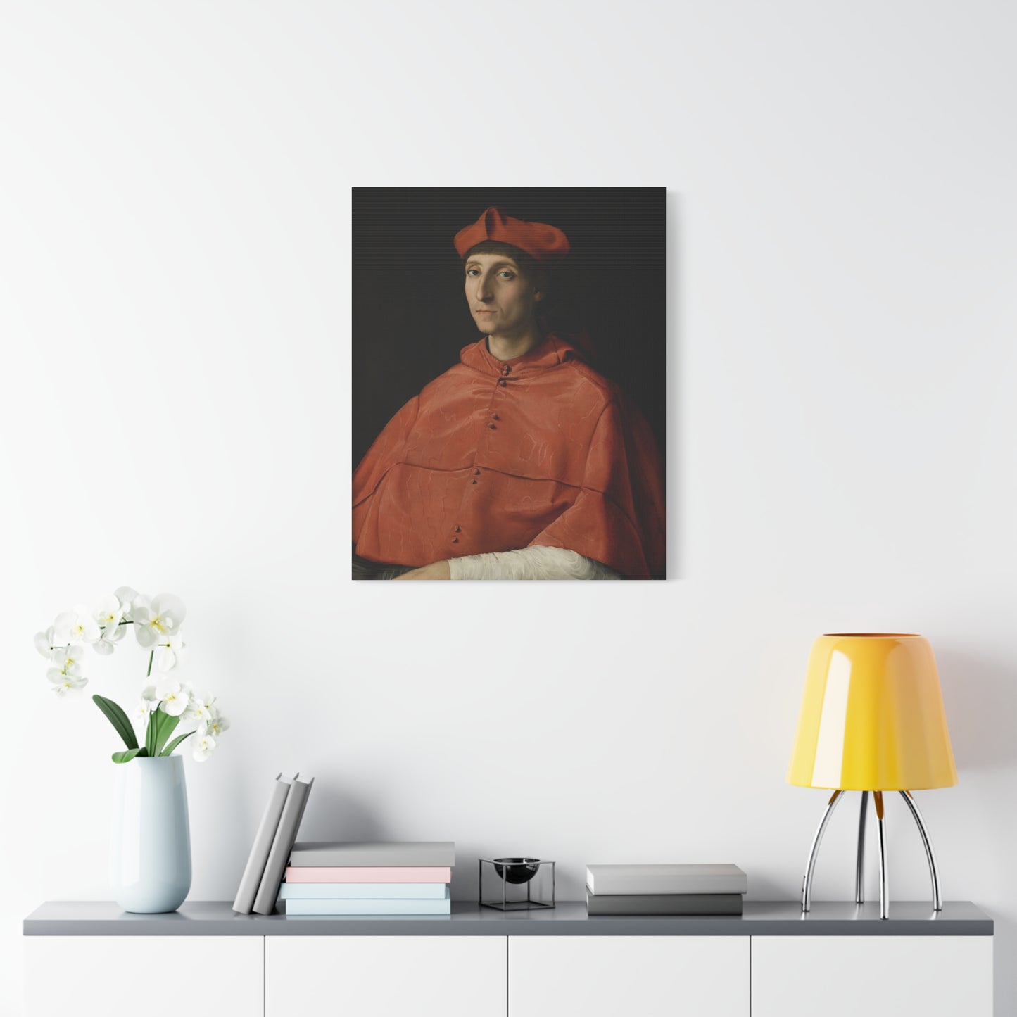 Portrait of a Cardinal Canvas Print