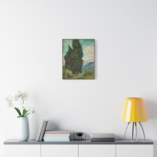 Cypresses Canvas Print