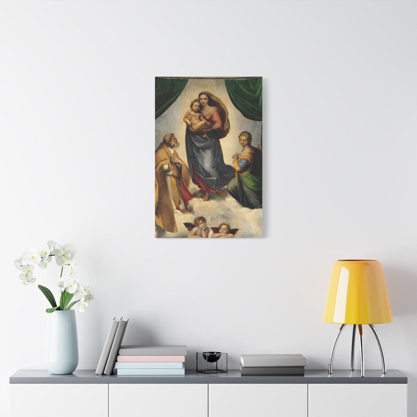 Sistine Madonna Canvas Print