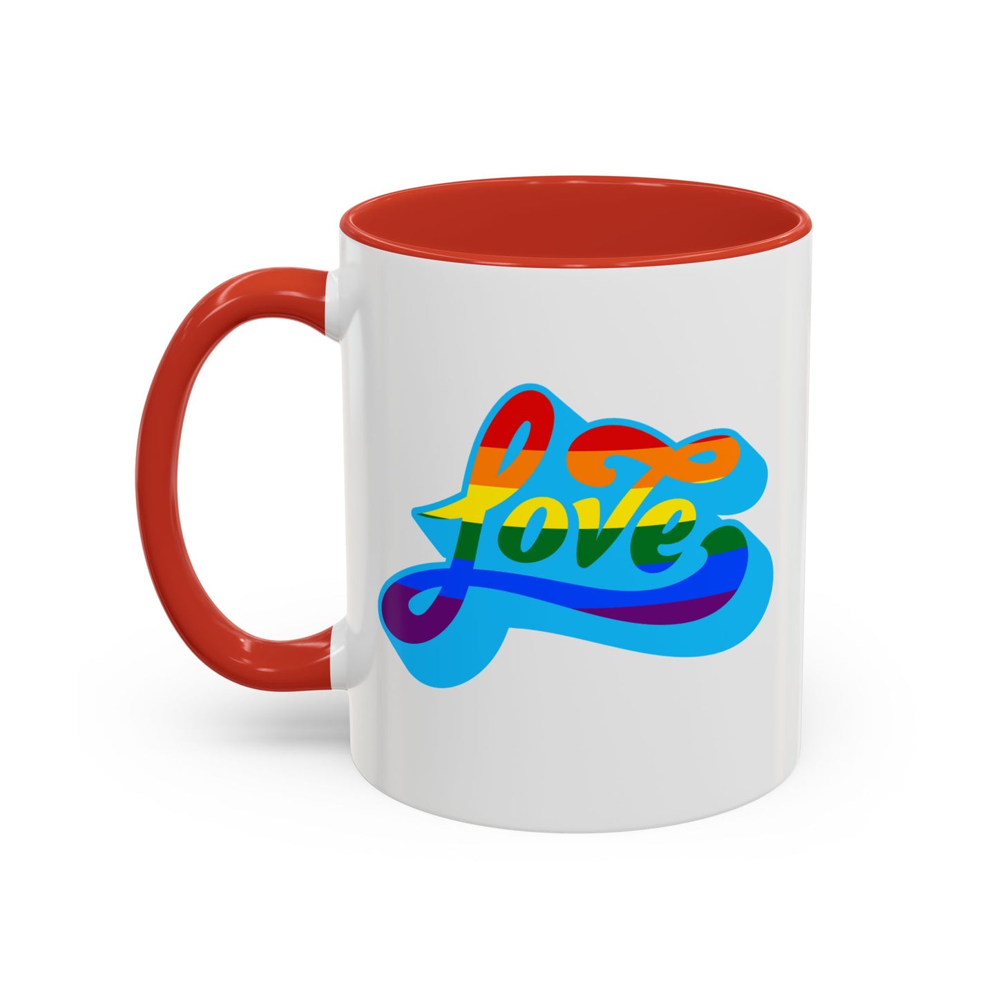 LGBT Love Pride Flag Mug