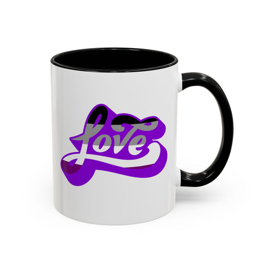 LGBT Love Asexual Flag Mug