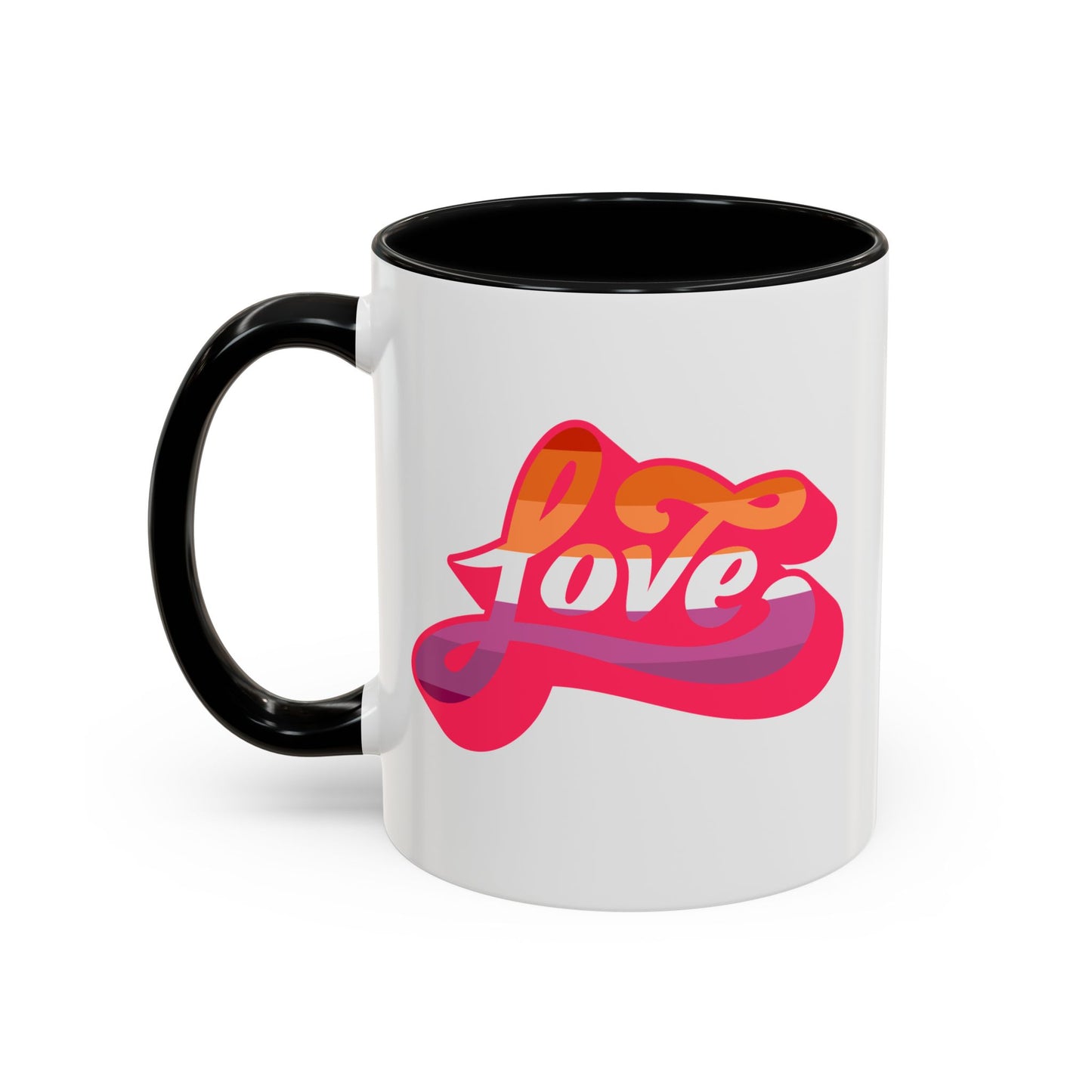 LGBT Love Lesbian Flag Mug