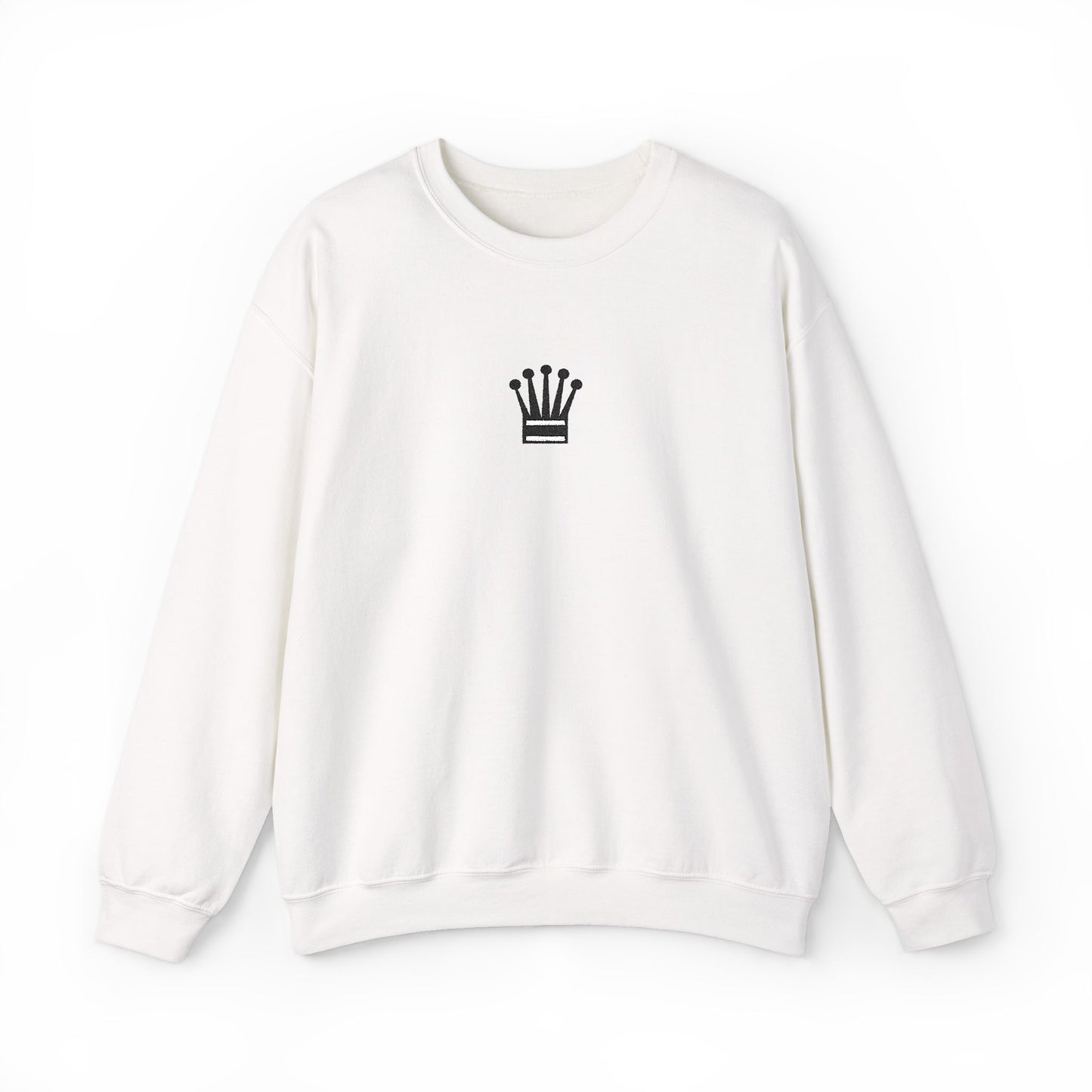 Black Queen Embroidered Sweatshirt