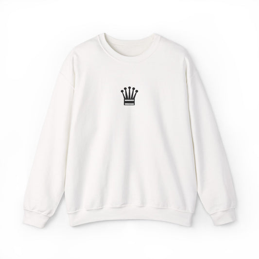 Black Queen Embroidered Sweatshirt
