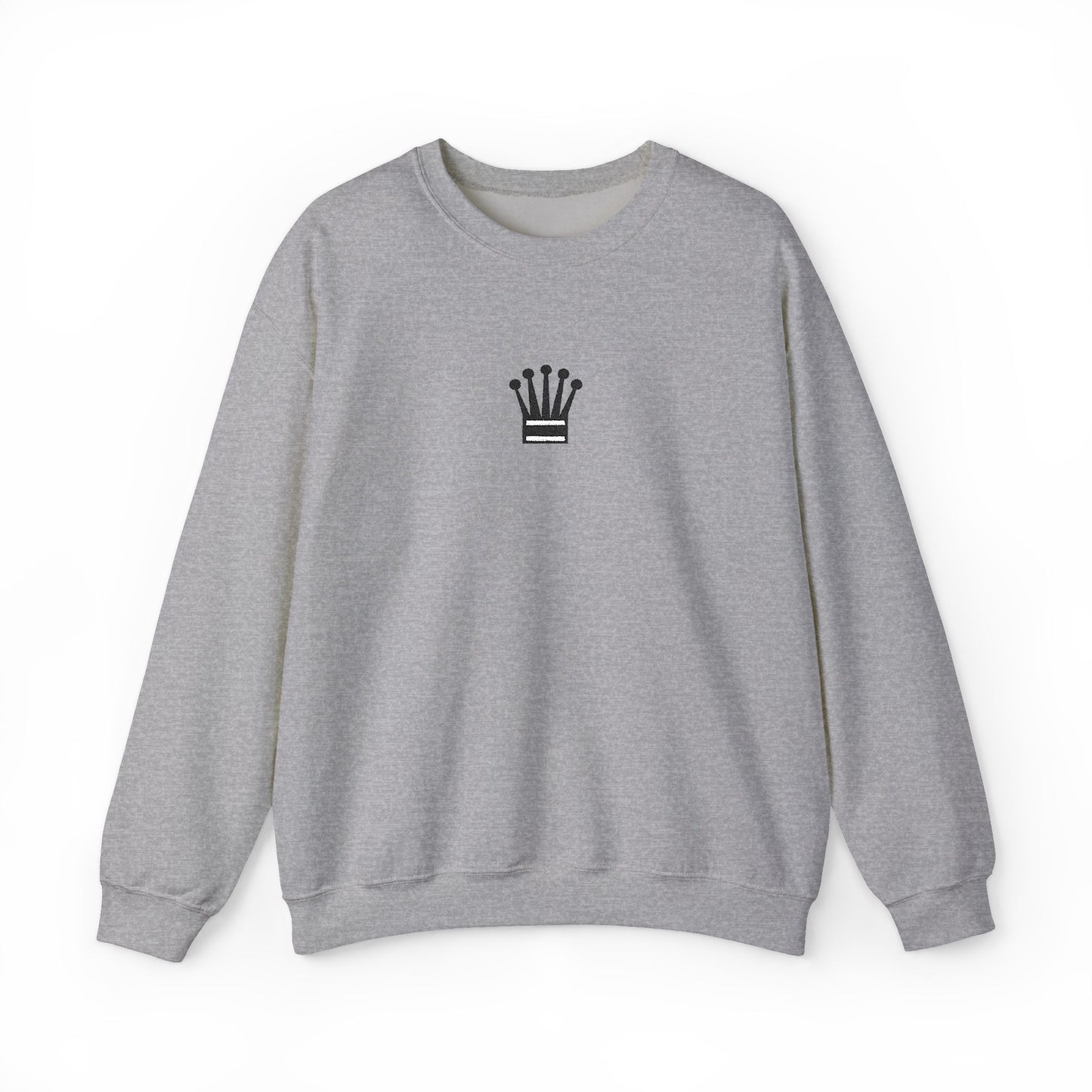 Black Queen Embroidered Sweatshirt