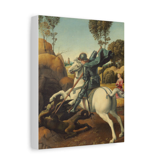 Saint George and the Dragon Canvas Print