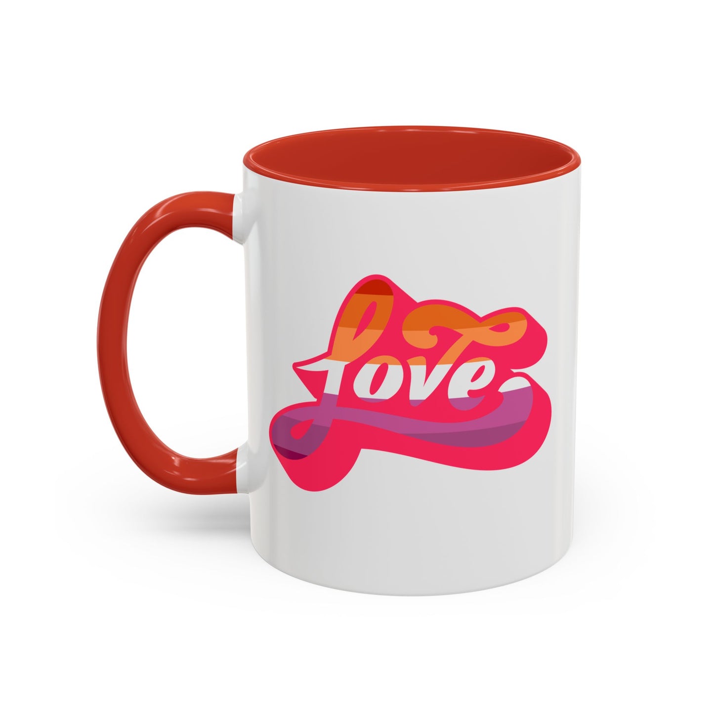 LGBT Love Lesbian Flag Mug