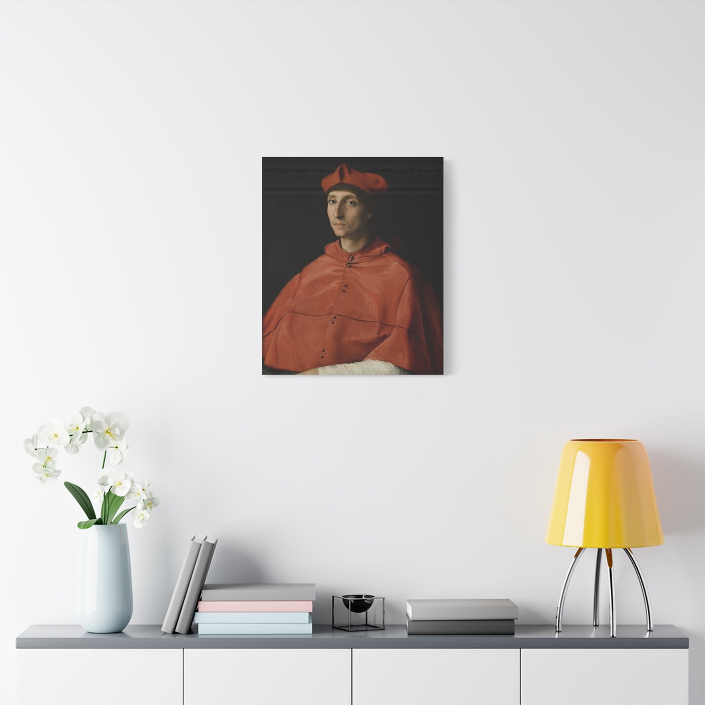 Portrait of a Cardinal Canvas Print