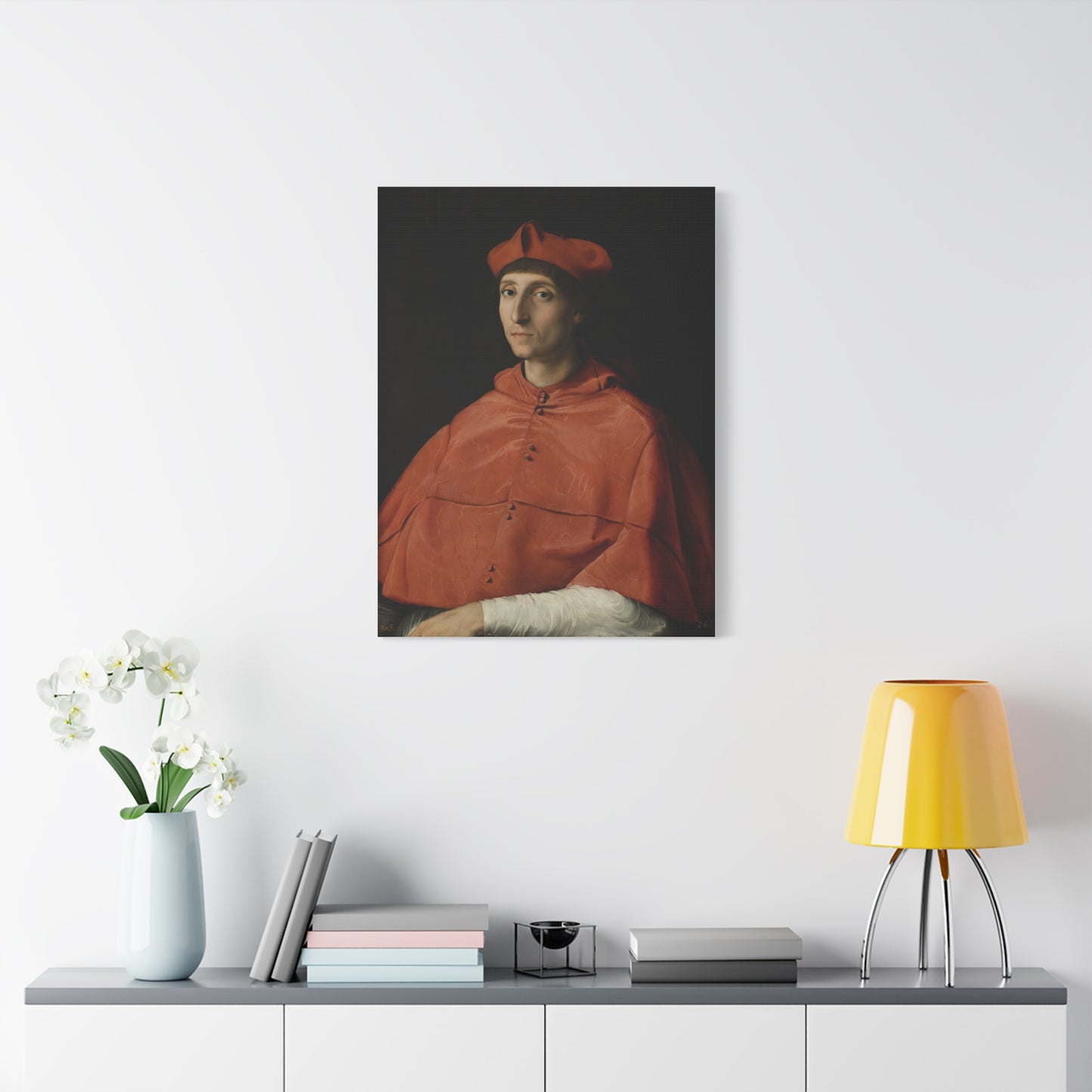 Portrait of a Cardinal Canvas Print