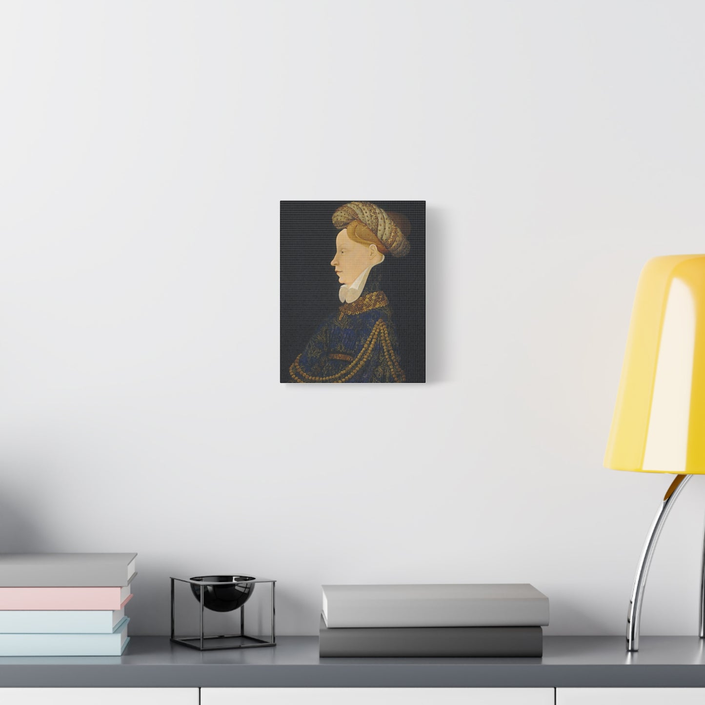 Profile Portrait of a Lady Canvas Print