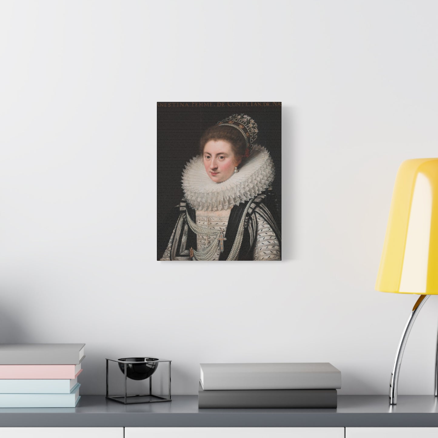 Portrait of Ernestine Yolande Canvas Print
