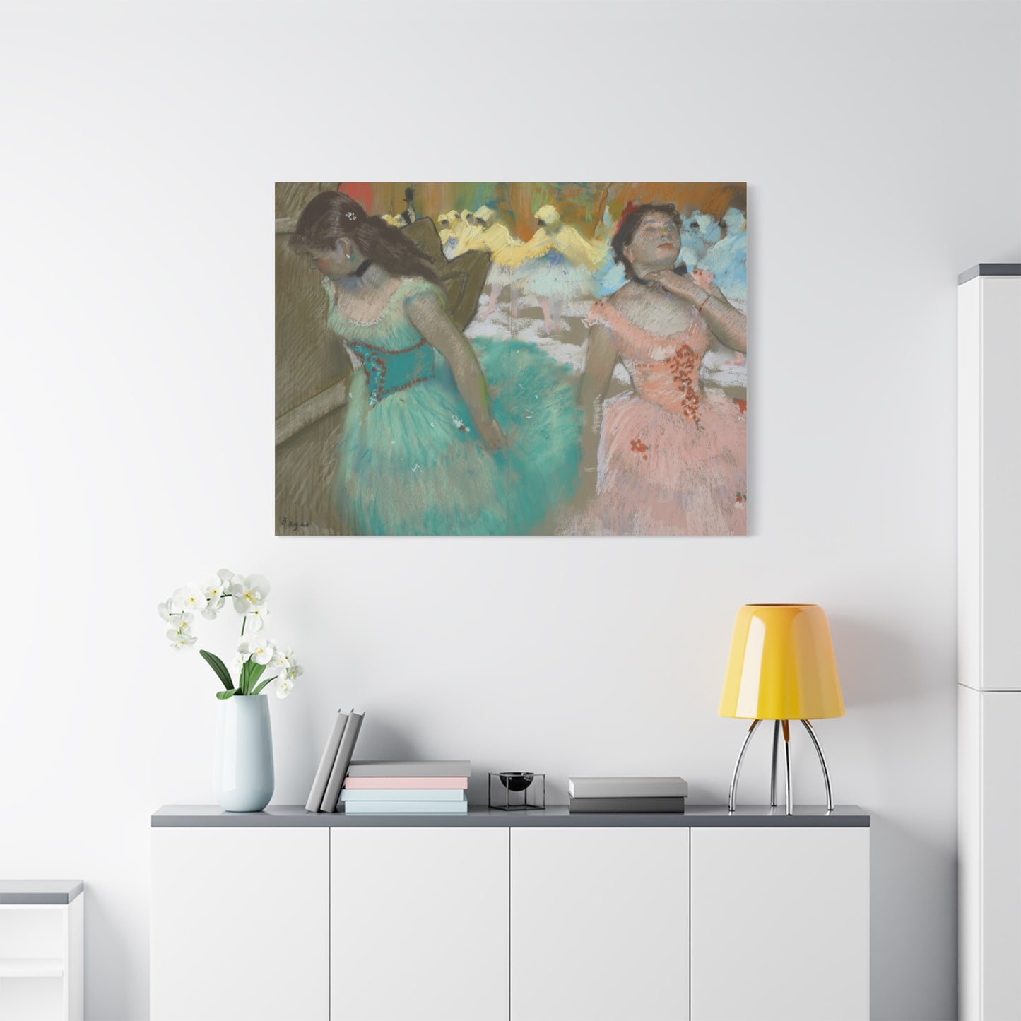 Entrance of the Masked Dancers Canvas Print