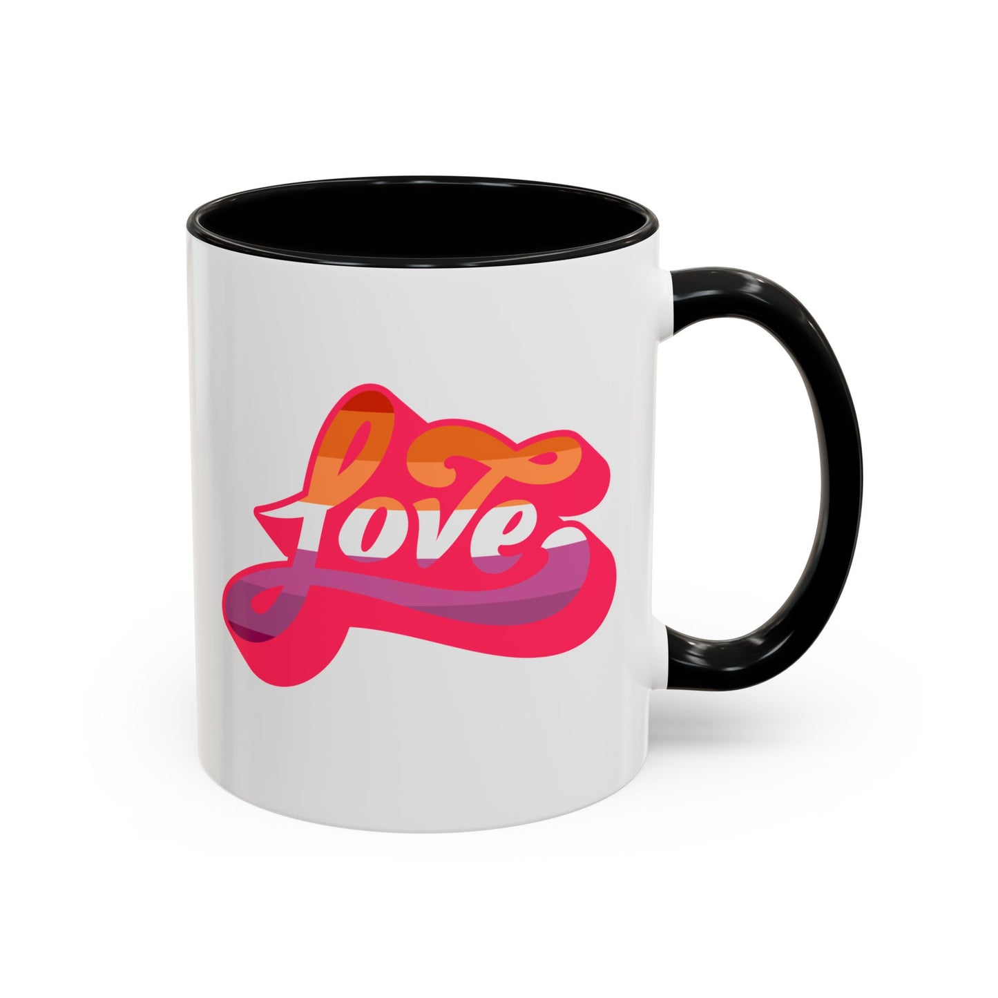 LGBT Love Lesbian Flag Mug