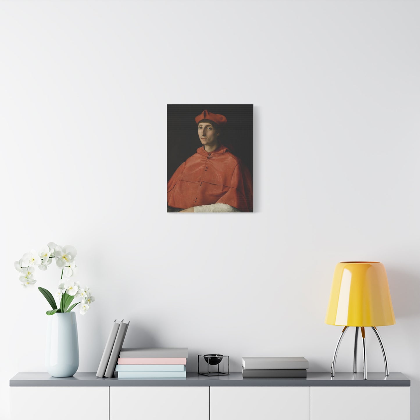 Portrait of a Cardinal Canvas Print