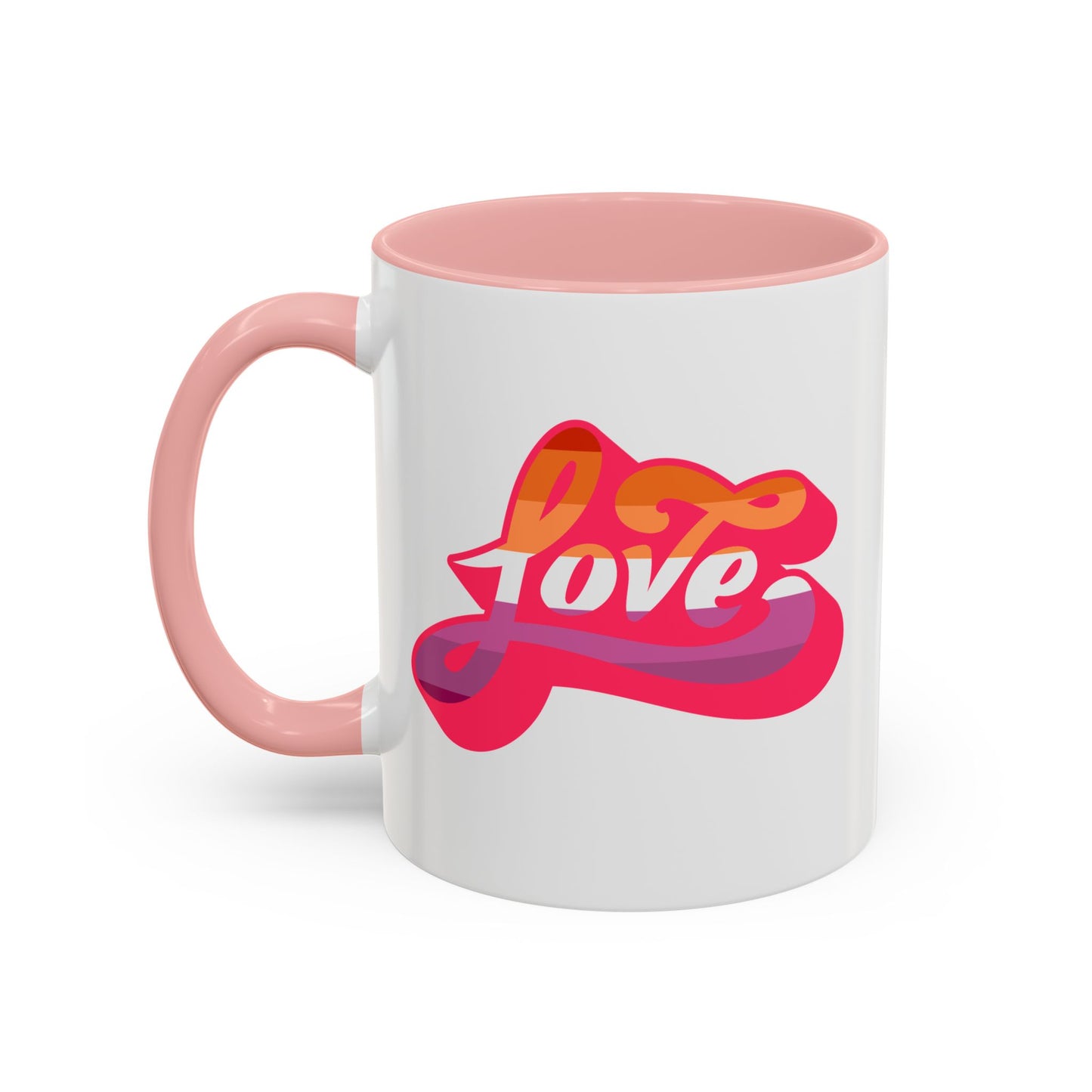 LGBT Love Lesbian Flag Mug
