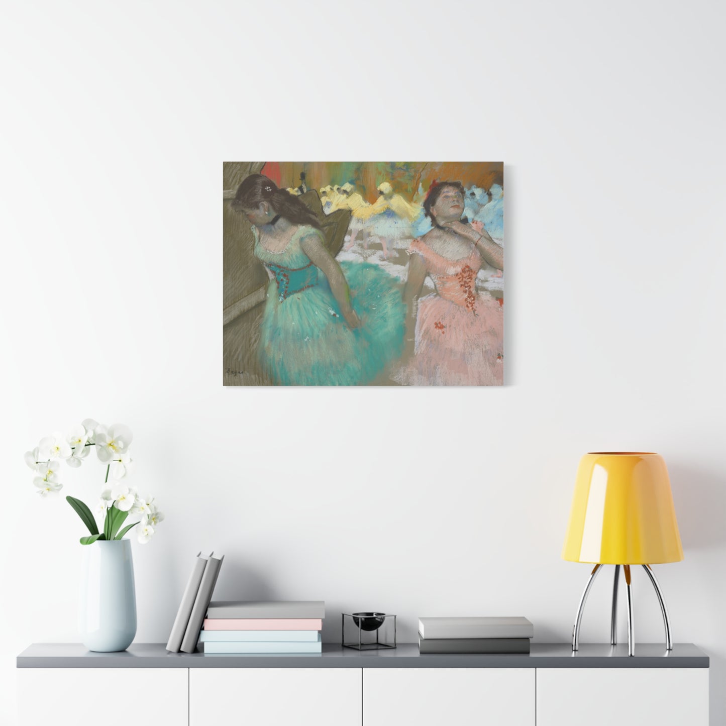 Entrance of the Masked Dancers Canvas Print