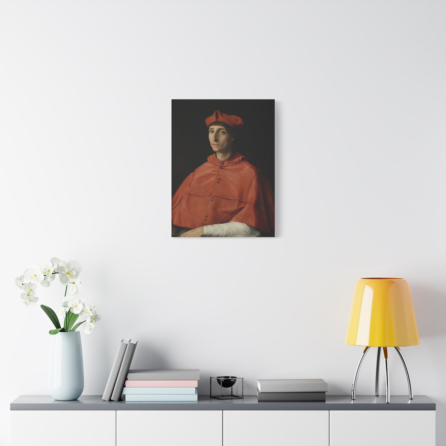 Portrait of a Cardinal Canvas Print