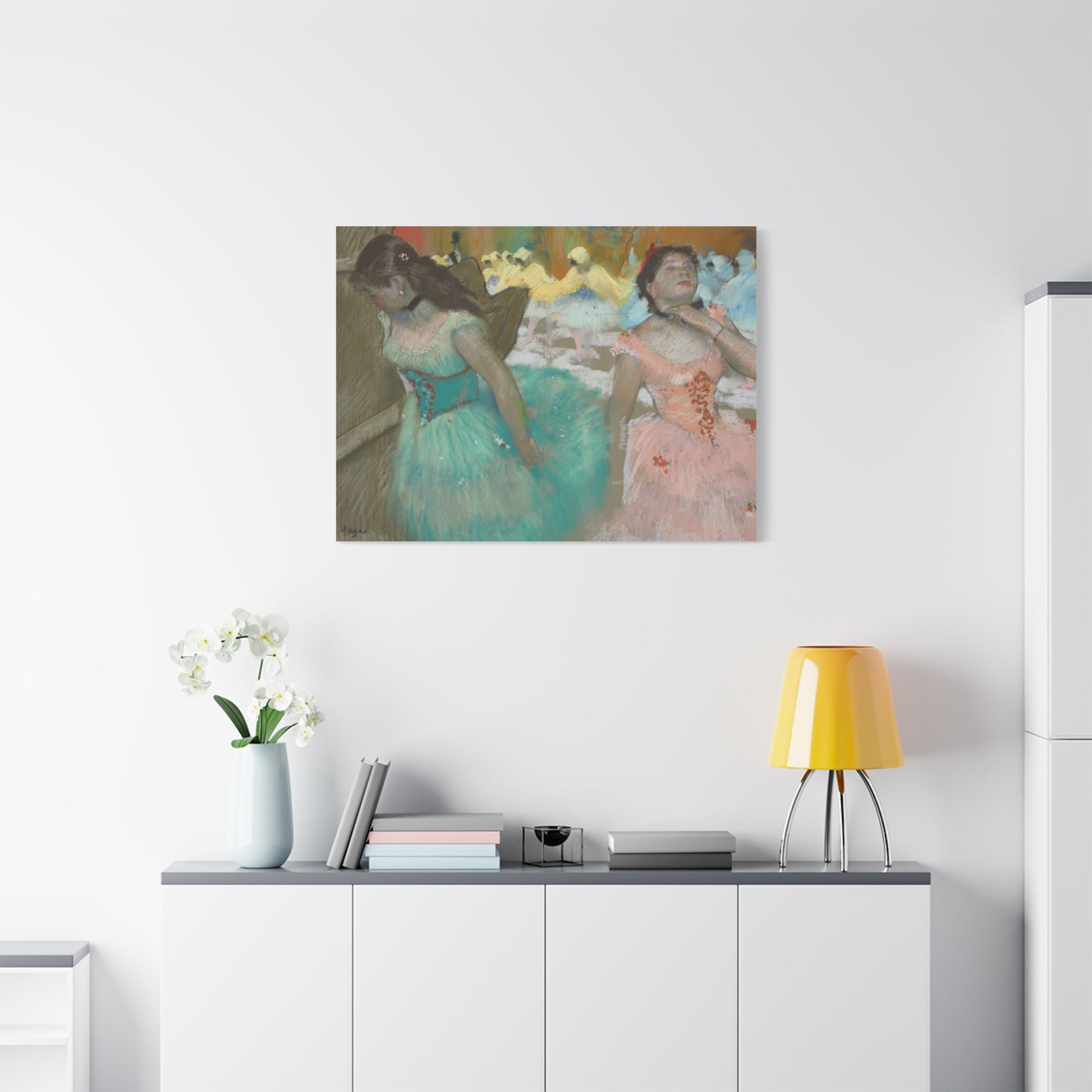 Entrance of the Masked Dancers Canvas Print