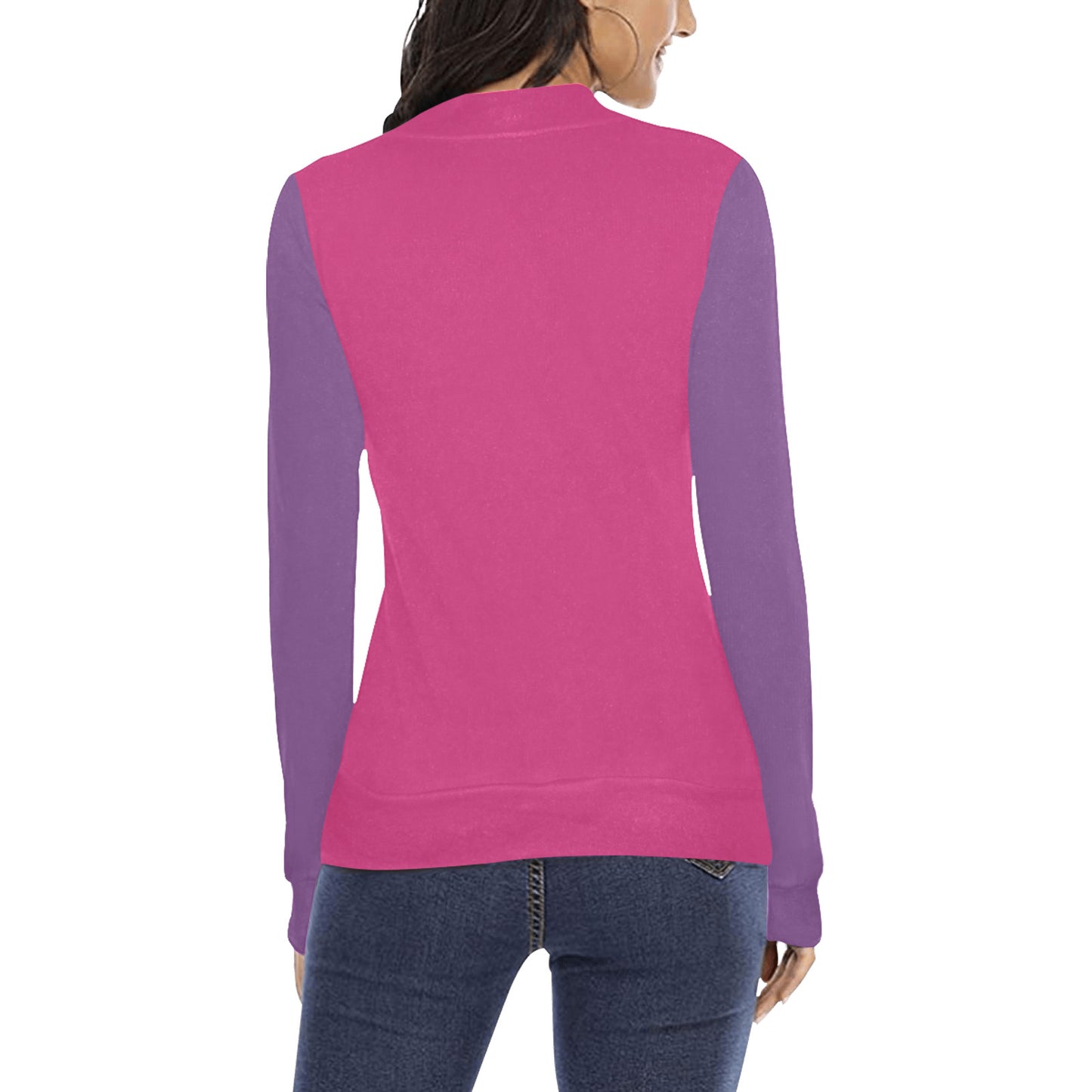 Rainbow Mock Neck Sweater