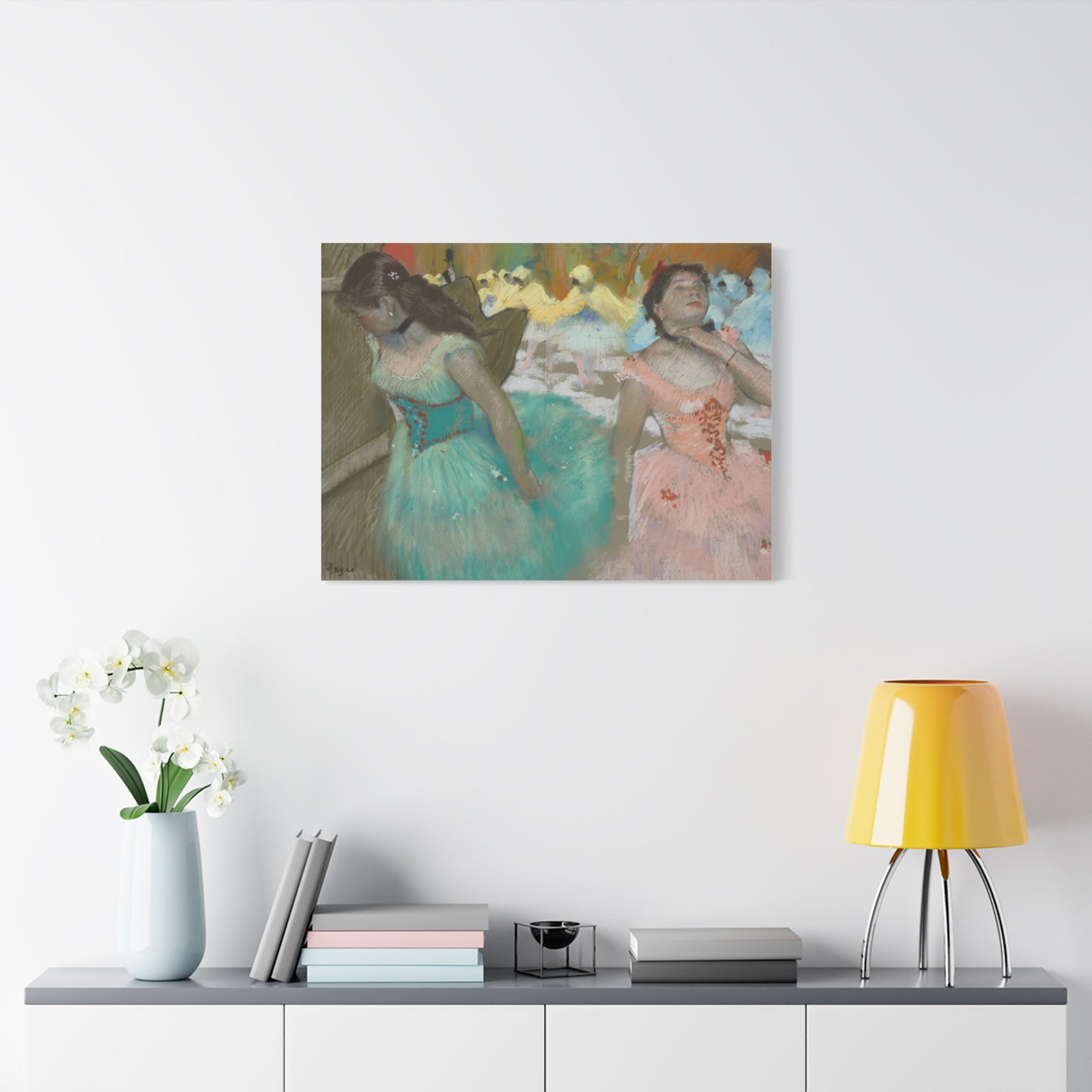 Entrance of the Masked Dancers Canvas Print