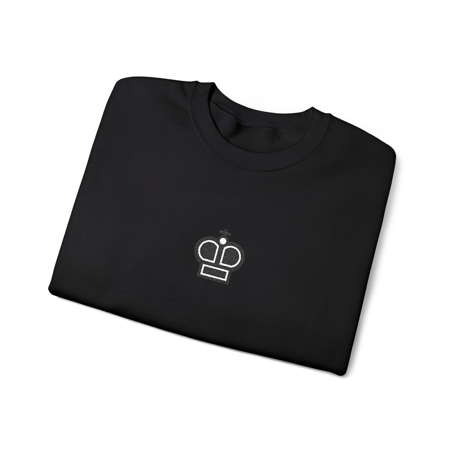 Black King Embroidered Sweatshirt