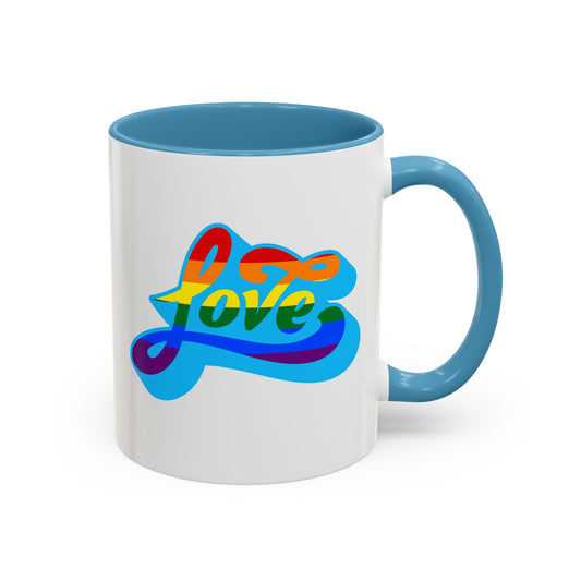 LGBT Love Pride Flag Mug