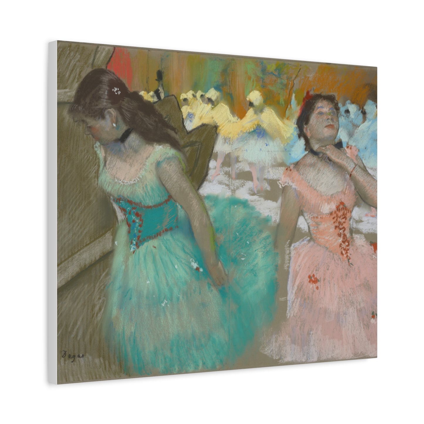 Entrance of the Masked Dancers Canvas Print
