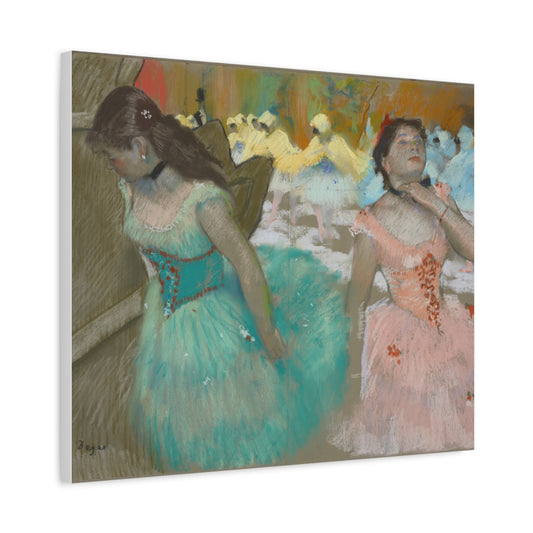 Entrance of the Masked Dancers Canvas Print