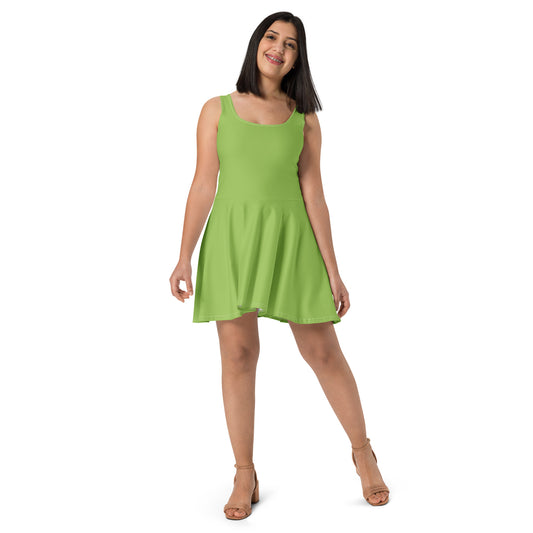 Green Skater Dress