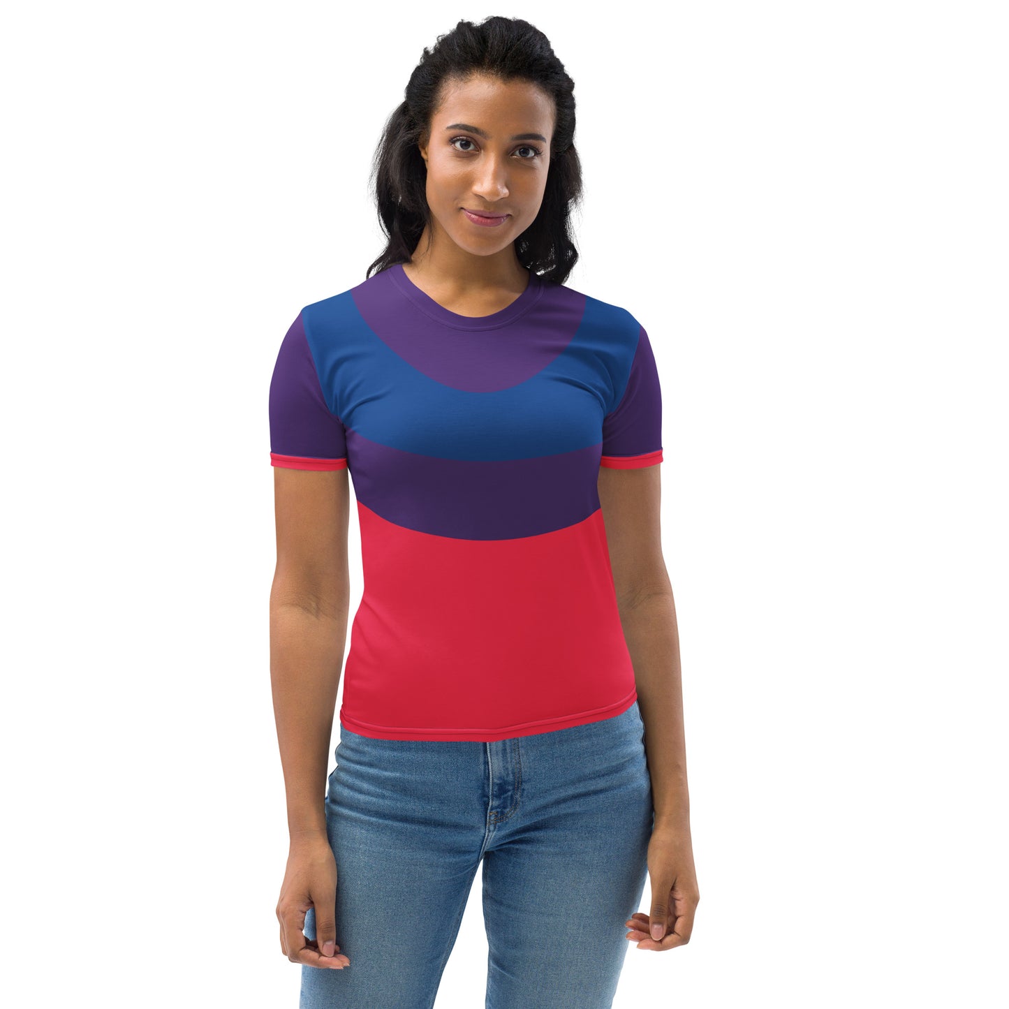 Purple Blue and Pink Women's T-shirt